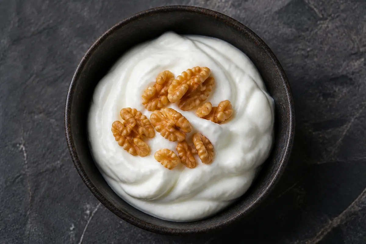 Skyr mit Whey und Walnüssen